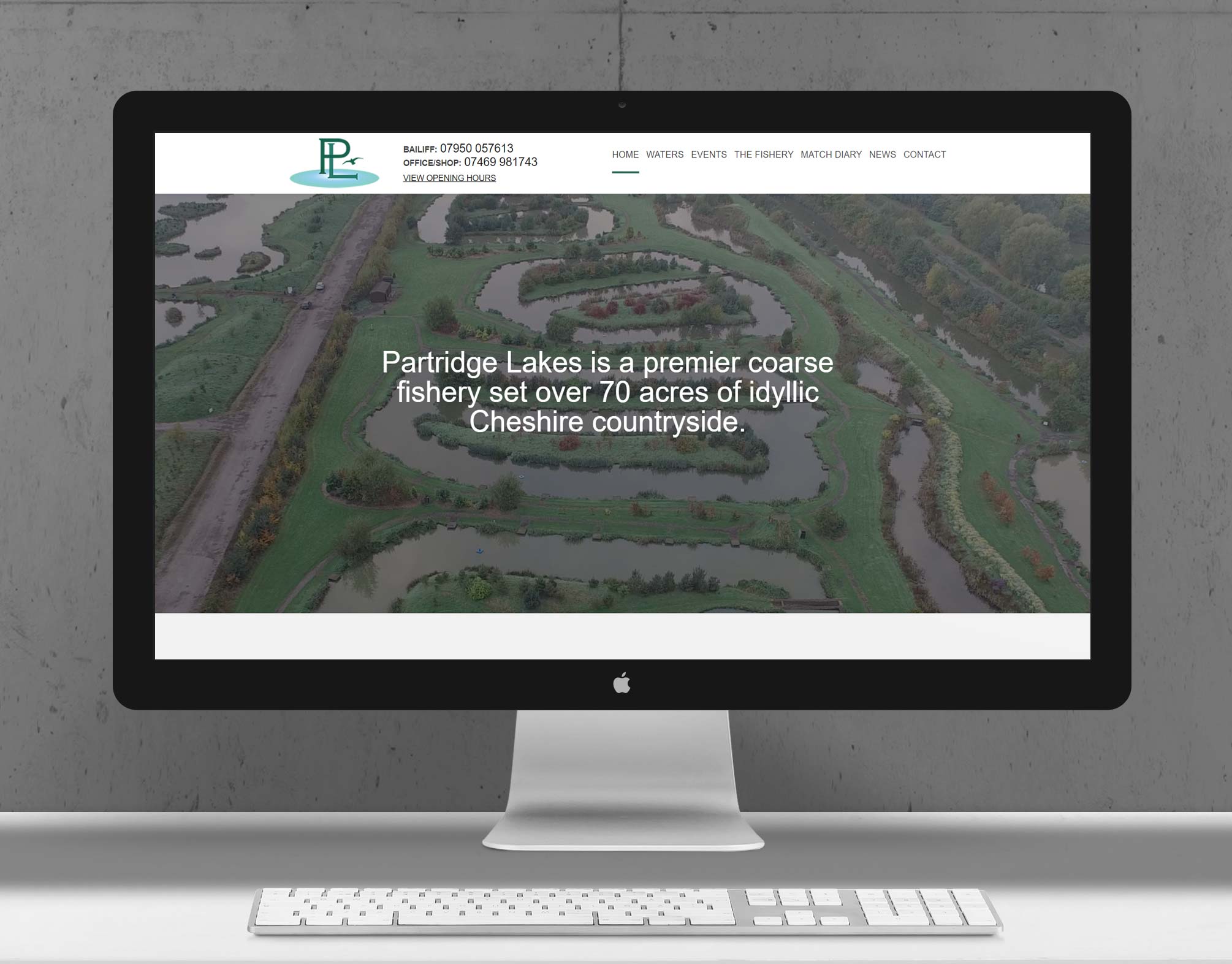 Partridge Lakes Fishery | Responsive Website Design